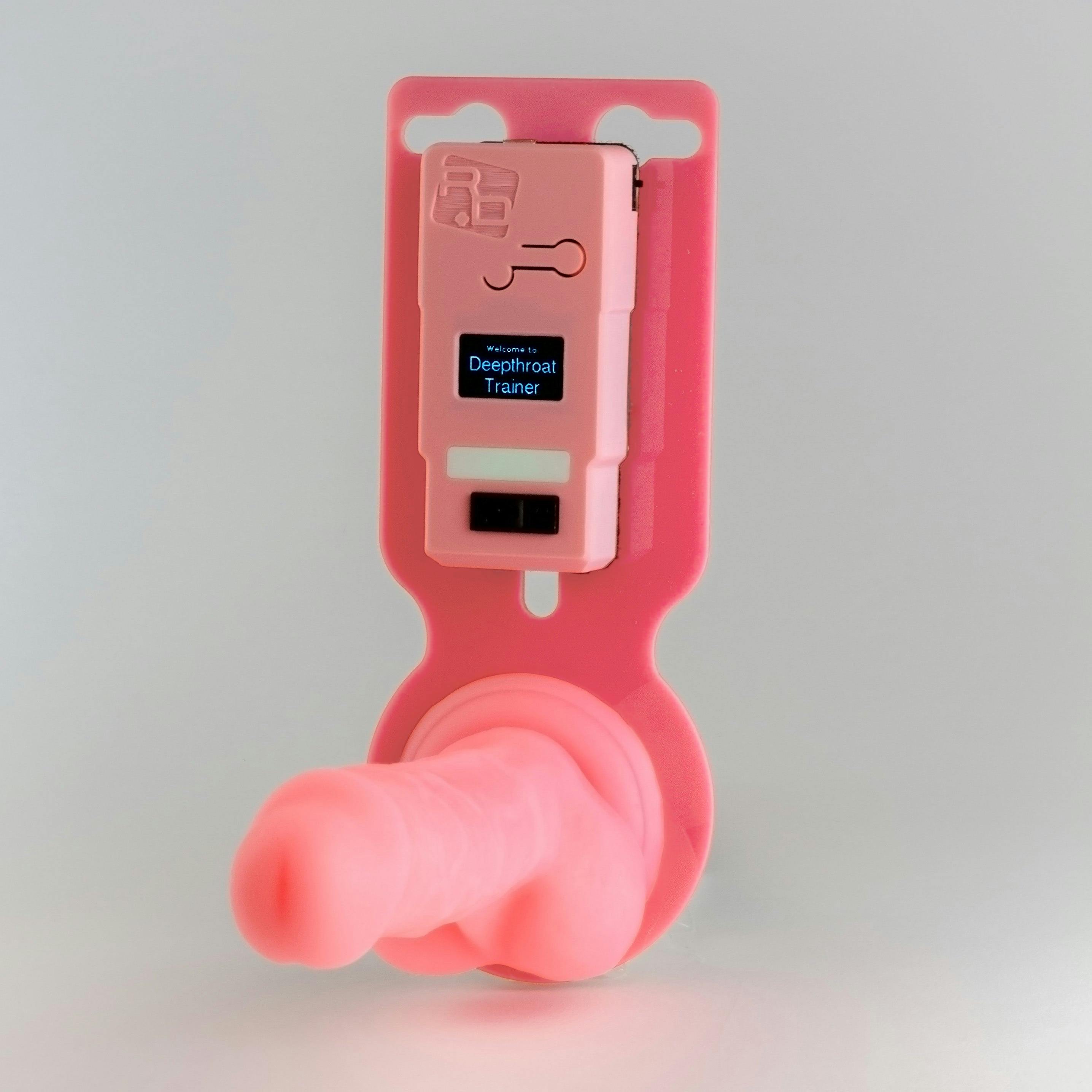 Deepthroat Trainer - PINK EDITION - PinkTrainerwithtoy